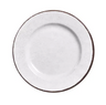 Elite Global Solutions - Vintage California Mojave 10.5" White Round Crackle Plate (6 Per Case) - D1025M-W