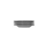 Elite Global Solutions - Vintage California Mojave 8.5" Gray Round Crackle Plate (6 Per Case) - D850M-G