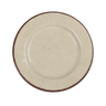 Elite Global Solutions - Vintage California Mojave 8.5" Vanilla Round Crackle Plate (6 Per Case) - D850M-V
