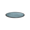 Elite Global Solutions - Vintage California Mojave 12.5" x 8.5" Cameo Blue Oval Crackle Plate (6 Per Case) - D8512OVM-CB