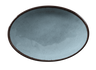 Elite Global Solutions - Vintage California Mojave 12.5" x 8.5" Cameo Blue Oval Crackle Plate (6 Per Case) - D8512OVM-CB