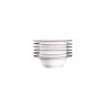 Elite Global Solutions - Vintage California Mojave 10 oz White Crackle Round Bowl (6 Per Case) - DB6M-W