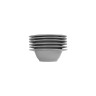 Elite Global Solutions - Vintage California Mojave 18 oz Gray Crackle Round Bowl (6 Per Case) - DB8M-G