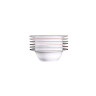 Elite Global Solutions - Vintage California Mojave 18 oz White Crackle Round Bowl (6 Per Case) - DB8M-W
