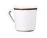Elite Global Solutions - Vintage California Mojave 14 oz White Crackle Mug (6 Per Case) - DC14-W-M