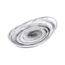 Elite Global Solutions - Van Gogh 11.25" x 7.5" Black Design Round Plate (6 Per Case) - D1172OV-BD