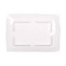Elite Global Solutions - Van Gogh 12.1" x 8.5" Taupe Design Rectangular Plate (6 Per Case) - D1281RC-TD