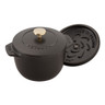 Staub - 0.77QT Black Petite Rice Cocotte