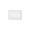 Elite Global Solutions - Van Gogh 7.1" x 5.25" Taupe Design Rectangular Plate (6 Per Case) - D7525RC-TD