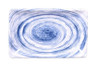 Elite Global Solutions - Van Gogh 8.5” x 5.3” Navy Design Rectangular Plate (6 Per Case) - D851RC-ND