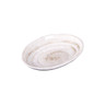 Elite Global Solutions - Van Gogh 8.75" x 6.5" Taupe Design Oval Plate (6 Per Case) - D861OV-TD