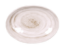 Elite Global Solutions - Van Gogh 8.75" x 6.5" Taupe Design Oval Plate (6 Per Case) - D861OV-TD
