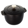 Staub - 1.9 QT Black Petite Rice Cocotte - 40509-655