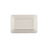 Elite Global Solutions - Macchiato 10” x 6.75” Chocolate Chip Rectangular Plate (6 Per Case) - D1061RC-CC