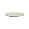 Elite Global Solutions - Della Terra Stoneware Square 12″ x 7″ Off-White Irregular Rectangular Plate (6 Per Case) - D127PLST-OWD