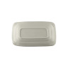 Elite Global Solutions - Della Terra Stoneware Square 12″ x 7″ Off-White Irregular Rectangular Plate (6 Per Case) - D127PLST-OWD