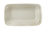 Elite Global Solutions - Della Terra Stoneware Square 12″ x 7″ Off-White Irregular Rectangular Plate (6 Per Case) - D127PLST-OWD