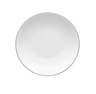 Elite Global Solutions - Viva 6.25” White W/ Black Trim Round Plate (6 Per Case) - D1106L-W