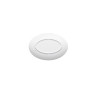 Elite Global Solutions - Viva 9” x 6.25" White W/ Black Trim Oval Plate (6 Per Case) - D2209LW