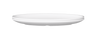 Elite Global Solutions - Viva 11” x 7.8” White W/ Black Trim Oval Plate (6 Per Case) - D2211L-W
