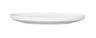 Elite Global Solutions - Viva 13” x 10.1” White W/ Black Trim Oval Plate (6 Per Case) - D2213L-W