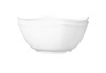 Elite Global Solutions - Viva 40 oz White W/ Black Trim Curved Square Bowl (6 Per Case) - SB5075L-W