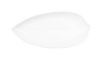Elite Global Solutions - Tropicana 10.25” x 5” White Small Leaf Platter (6 Per Case) - M105PL-NW