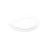 Elite Global Solutions - Tropicana 17.75” x 9.5” White Large Leaf Platter (4 Per Case) - M179PL-NW