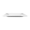 Elite Global Solutions - Pebble Creek Square 18” White Square Pebble Plate (3 Per Case) - M15SQRR-W