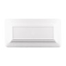 Elite Global Solutions - Pebble Creek Square 18” x 9” White Rectangular Pebble Tray (6 Per Case) - M918RR-W