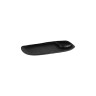 Elite Global Solutions - Ore 10” x 5.5" Black 2-Compartment Tray (6 Per Case) - JW1055-B