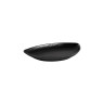 Elite Global Solutions - Ore 9.75” x 6.25" Black Half Moon Tray (6 Per Case) - JW6014-B