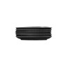 Elite Global Solutions - Ore 9.75” x 6.25" Black Half Moon Tray (6 Per Case) - JW6014-B