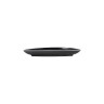 Elite Global Solutions - Ore 9.75” x 6.25" Black Half Moon Tray (6 Per Case) - JW6014-B