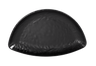 Elite Global Solutions - Ore 9.75” x 6.25" Black Half Moon Tray (6 Per Case) - JW6014-B