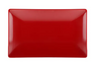 Elite Global Solutions - Karma 13” x 8" Red/Black Rectangular Two-Tone Plate (6 Per Case) - JW1382T-BR