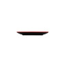 Elite Global Solutions - Karma 9" x 5" Red/Black Rectangular Two-Tone Plate (6 Per Case) - JW952T-BR