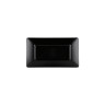 Elite Global Solutions - Karma 9" x 5" Red/Black Rectangular Two-Tone Plate (6 Per Case) - JW952T-BR