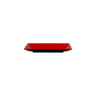 Elite Global Solutions - Karma 9" x 5" Red/Black Rectangular Two-Tone Plate (6 Per Case) - JW952T-BR