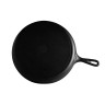 Elite Global Solutions - Illogical 10.75" Black Faux Cast Iron Fry Pan (3 Per Case) - MFP1075-B