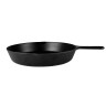 Elite Global Solutions - Illogical 12" Black Faux Cast Iron Fry Pan (2 Per Case) - MFP14-B