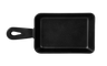 Elite Global Solutions - Illogical 6.6" x 4.5" Black Faux Cast Iron Rectangular Fry Pan (12 Per Case) - MFP643-B