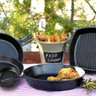 Elite Global Solutions - Illogical 5" Black Faux Cast Iron Fry Pan (6 Per Case) - MFP5-B