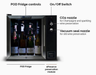 Bermar - PodBar+ Twin Refrigerator w/ Wine & Champagne Preservation System 110V