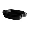 Elite Global Solutions - Illogical 13" x 10.5" Black Faux Cast Iron Skillet (3 Per Case) - MGP13-B