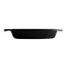 Elite Global Solutions - Illogical 13" x 10.5" Black Faux Cast Iron Skillet (3 Per Case) - MGP13-B