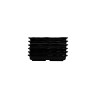 Elite Global Solutions - Edge 10" Black Square Organic Tray (6 Per Case) - M1010-B