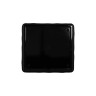 Elite Global Solutions - Edge 14" x 13" Black Rectangular Organic Tray (4 Per Case) - M1314-B