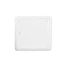 Elite Global Solutions - Edge 14" x 13" White Rectangular Organic Tray (4 Per Case) - M1314-NW