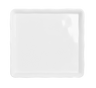 Elite Global Solutions - Edge 14" x 13" White Rectangular Organic Tray (4 Per Case) - M1314-NW